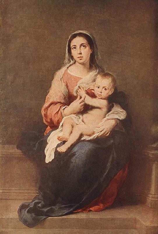 MURILLO, Bartolome Esteban Madonna and Child eryt4 oil painting picture
